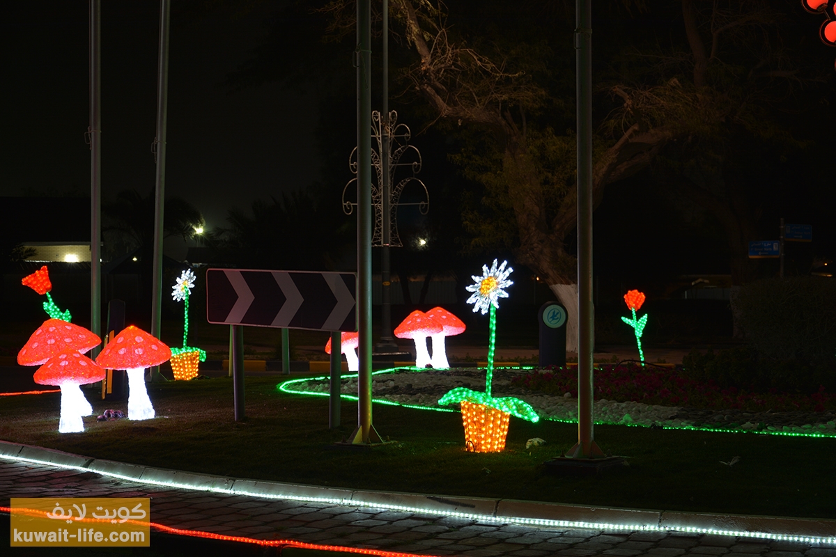 إضاءة-الأحمدي-بمناسبة-العيد-الوطني-2014